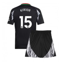 Camisa de time de futebol Arsenal Jakub Kiwior #15 Replicas 2º Equipamento Infantil 2024-25 Manga Curta (+ Calças curtas)